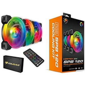 COUGAR Vortex RGB SPB 120 PWM HDB 3-Fans Cooling Kit - Games4u Pakistan