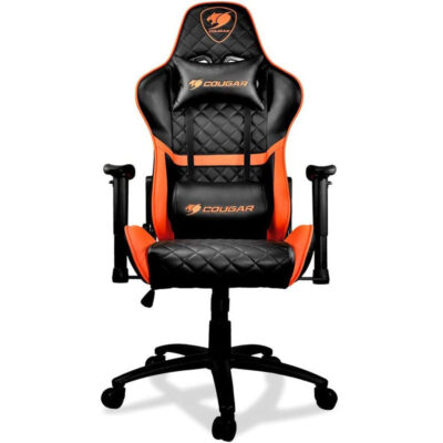 Cougar Armor One Gaming Chair (Black and Orange) - Games4u Pakistan