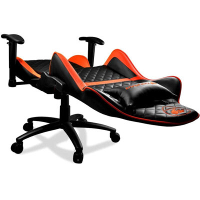 Cougar Armor One Gaming Chair (Black and Orange) - Games4u Pakistan