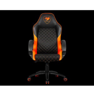 COUGAR FUSION HIGH COMFORT GAMING CHAIR Orange/ Black - Games4u Pakistan
