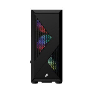 1st Player F3-A ATX With 4 F1- 3 Pin RGB Fans Gaming Case Black - Games4u Pakistan