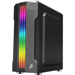 1st player R3-A Mid-Tower Gaming Case Without Any Fan - Black - Games4u Pakistan