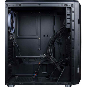1st player R3-A Mid-Tower Gaming Case Without Any Fan - Black - Games4u Pakistan