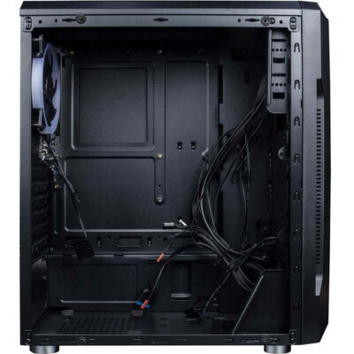 1st player R3-A Mid-Tower Gaming Case Without Any Fan - Black - Games4u Pakistan