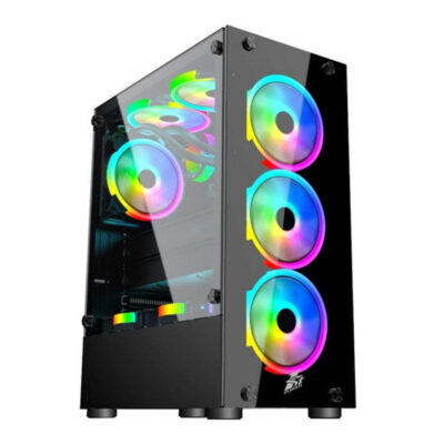 1st player FIREDANCING series V2-A (Black) with 4 Fans ATX Gaming Case - Games4u Pakistan