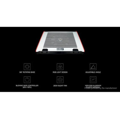 1st Player Black Sir C7 RGB Laptop Cooler - Games4u Pakistan
