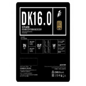 1st Player PS1600-DK 80+ Gold 1600W Non Modular Power Supply - Games4u Pakistan