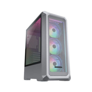 Cougar Archon 2 Mesh RGB Elegant ARGB Mid Tower Gaming Case with 3 ARGB Fan – White - Games4u Pakistan