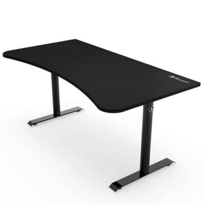 Arozzi Arena Gaming Desk – Pure Black - Games4u Pakistan